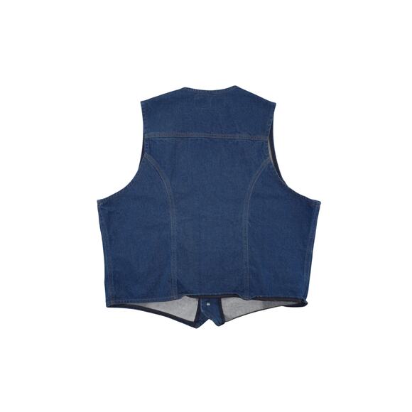 Wrangler Authentic Western Denim Vest (Size XL) - Picture 3 of 6